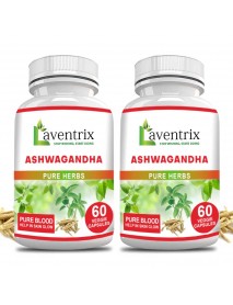 Ashwagandha Pure Herbs 2 Bottle